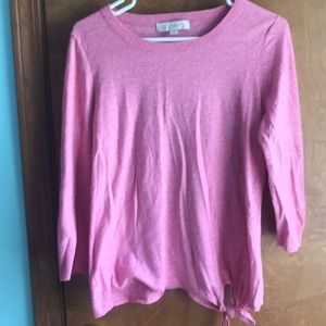 Loft t shirt with knot detail
